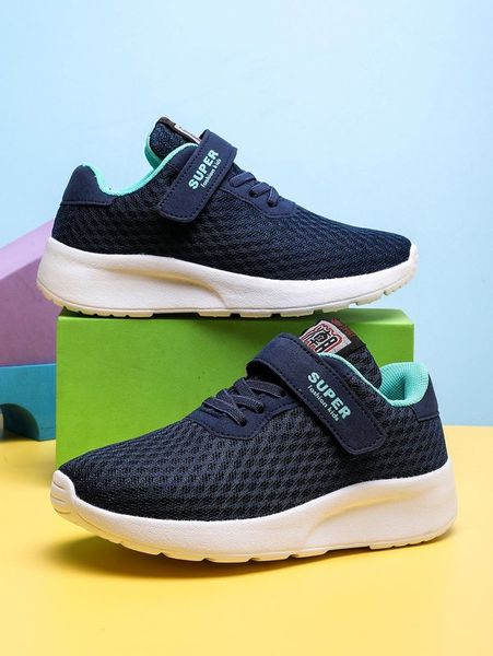 

boys minimalist breathable running shoes she01, Black