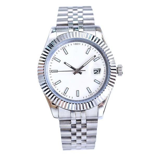 

montre de luxe 36mm mens womens watches automatic movement full stainless steel watch waterproof luminous mechanical wristwatches gifts, Slivery;brown
