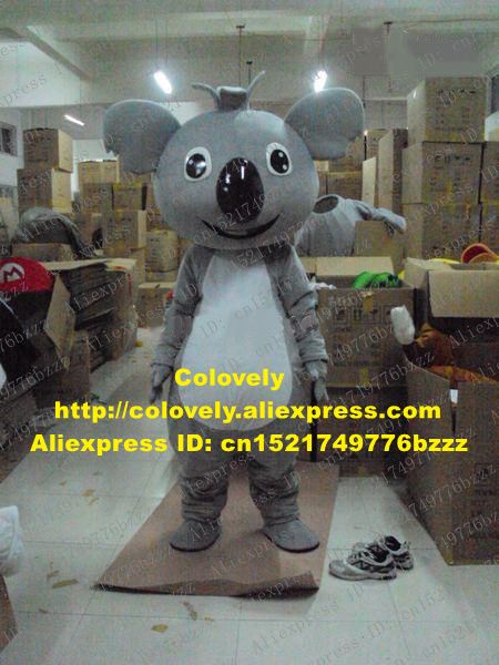 Талисман кукла костюм серый Coalla Koala медведь детские фастолярктос Cinereus талисман костюм с улыбающимся лицом белый живот талиспитта взрослый № 95 бесплатно