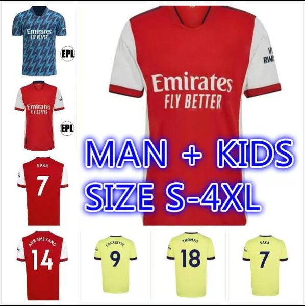 

arsen 21/22 gunners soccer jerseys 2021 pepe nicolas ceballos henry guendouzi smith rowe willian tierney odegaard saka thomas football shirt, Black;yellow