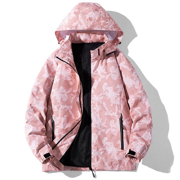 

2022 outdoor men hooded climbing camping hiking softshell jackets waterproof windproof thermal windbreaker women fall coat cx220406