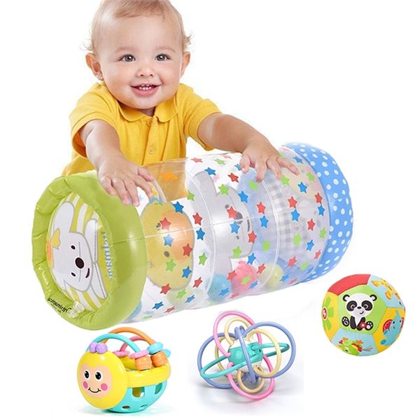 Aufblasbares Krabbelspielzeug für Babys, sensorische Wasserspielmatte, Babyspiele, 6 Monate Entwicklungsspielzeug für Babys, Babyspielzeug von 0 bis 12 Monaten und 1 Jahr, 220531