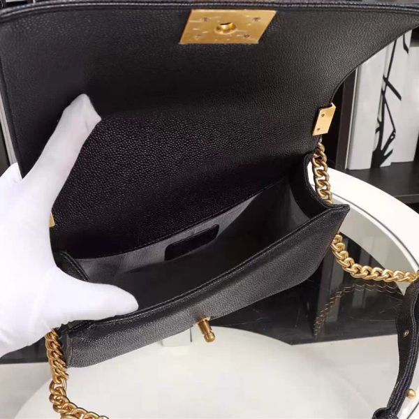 5A + Top Quality Crossbody Designer Bag Mulheres Sacos de Ombro Moda Clássica TN Caviar Couro Embreagem Mini Cadeia Carteiras com Caixa Bolsa Preta