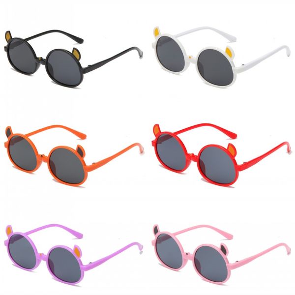 Mode Kinder Sonnenbrille Cartoon Sonnenbrille mit Ohren UV-beständige Augenschutz Spielzeug Brille 3 5cn D3