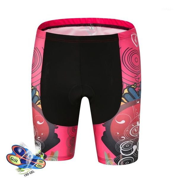 Radfahren Shorts Frauen Sommer Fahrrad 19D Gel Coolmax Pad Außen MTB Mädchen Ropa Ciclismo Reiten Fahrrad Kurze Hosen