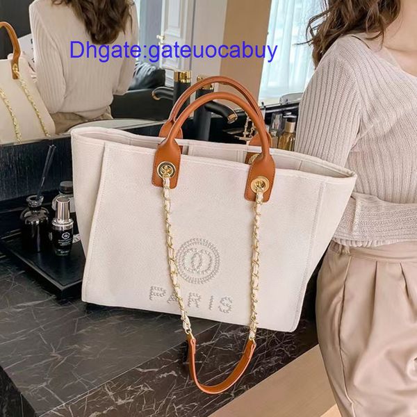

women fashion label pearl evening bags brand ch canvas beach bag designers classic female portable large capacity handbag luxury big handbag