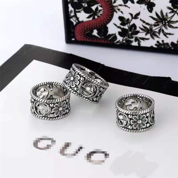 

14% off jewelry the new ring with double flower and twist lines, Silver