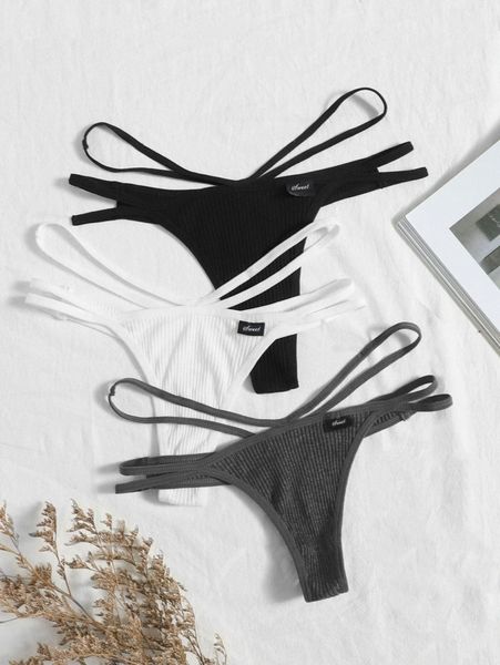 

3pack cut-out panty n9dh#, Black;red