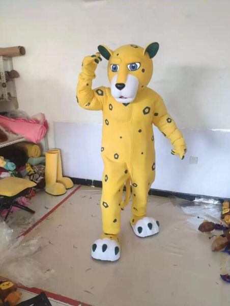 Immagini costume mascotte leopardo giaguaro costumi anime pubblicità mascotte personaggio pubblicitario abbigliamento a tema per feste