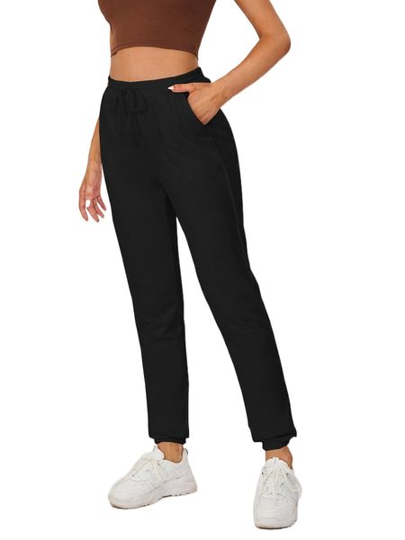 

tall drawstring waist sweatpants p3iq#, Black;white