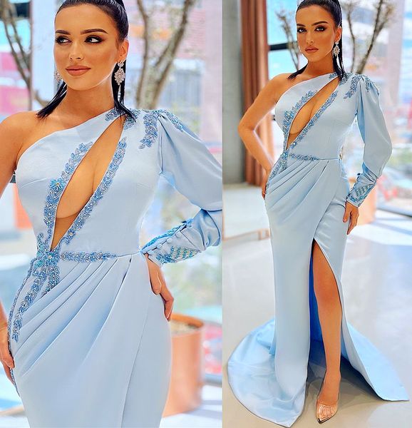 

2022 plus size arabic aso ebi mermaid stylish prom dresses lace beaded evening formal party second reception birthday engagement bridesmaid, Black