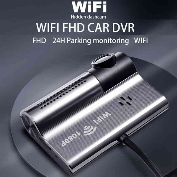 Nuovo Mini Car Dvr Full Hd P Telecamera nascosta Visione notturna Registratore di guida Wifi Gps App H Video sorveglianza di parcheggio Dash Cam J220601