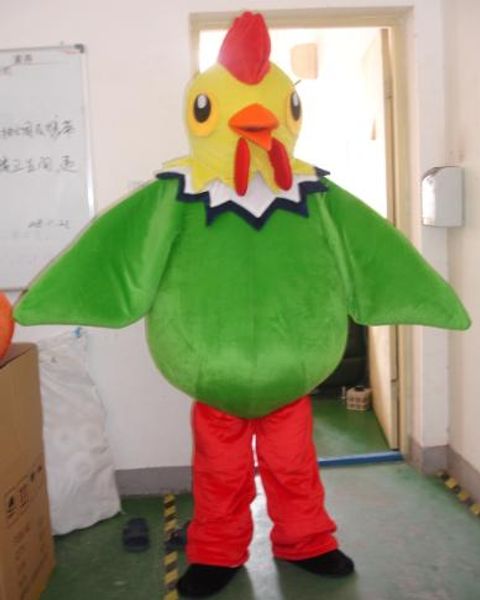 

mascot doll costume chicken mascot costumes cock rooster hen cartoon apparel advertisement costume halloween party fancy dress mascotte adul, Red;yellow