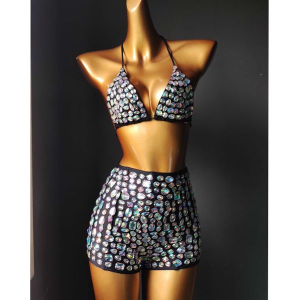 

venus vacation diamond bikini set rhinestone swimwear bandage swimsuit sexy women bathing suit push bling stones biquini