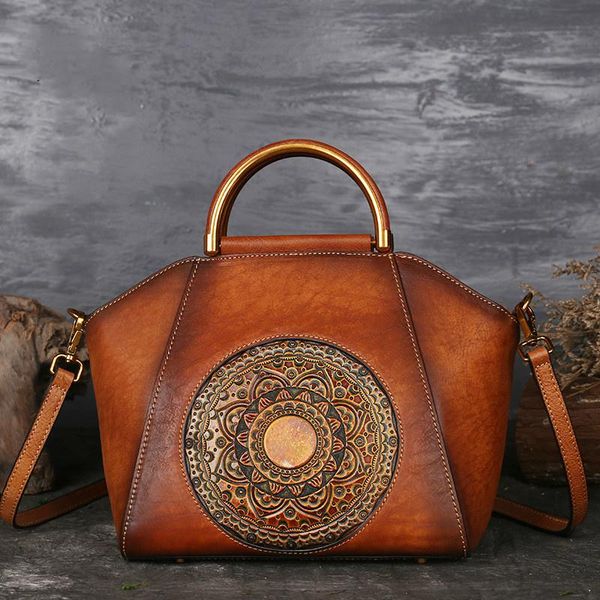 

evening bags genuine leather chinese style women handbag handmade female shoulder bag women's ladies purses and handbags luxury designe