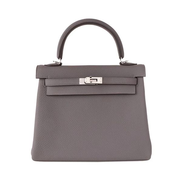 

tote bag designer bag 25kellybag togoskin bags shoulder messenger bag of bill of lading original leather tin ash