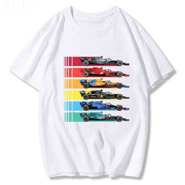

summer formula 1 racing t shirts fans mens large size100% cotton all ayrton senna sennacars car team tees male homme camisa fitness, White;black
