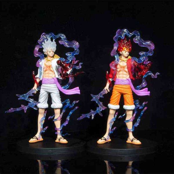 

anime one pieceed monkey d luffy gear 5 figures sun god nika pvc action figurines statue collectible model doll toy gift for kid g220707
