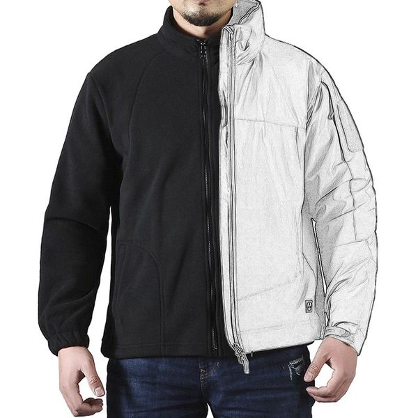 Мужские куртки Mege Brand Brand Tactical Fleeme Внутренняя куртка осень зима тепло