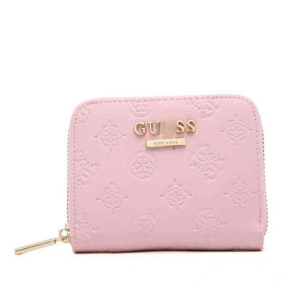 

designer handbags women's short wallet trend simple portable embossed single pull zero