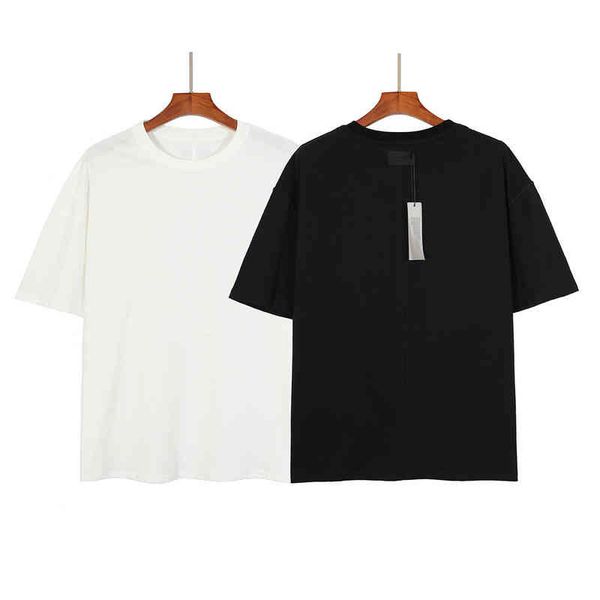 

men's t-shirts summer fog season 7 solid color simple large high street short sleeve couple fashion brand t-shirt 96xz, White;black