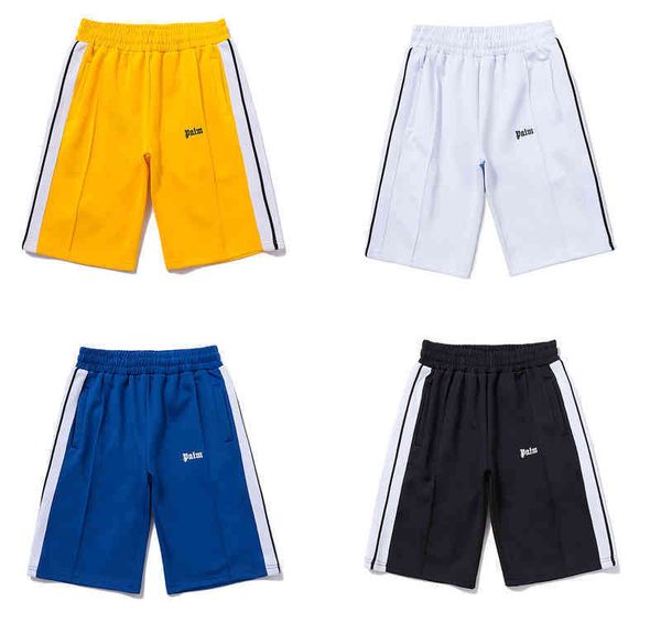 

palm designer essential short ee fashion brand high street hip hop fashion brands mens woman lovers side stripe capris beach angel basketbal, White;black