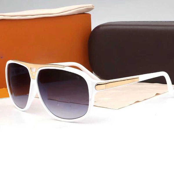 

fashion designer round sunglasses for woman man eyewear sun glasses luxury brand dark 50mm glass lenses full package, White;black