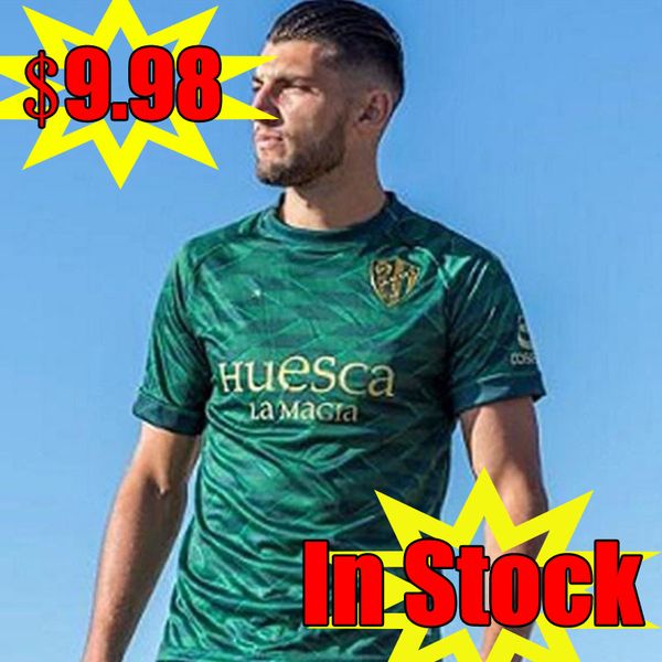 

in stock clearance 2021 sd huesca away green soccer jersey 20/21 ki sergio gomez j.pulio insua okazaki javi galan camisetas de futbol footba, Black;yellow