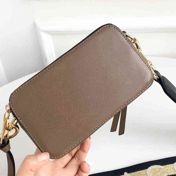 

women's bag mj camera snapscross-body contrast color tassel small one shoulder wide strap mini luxury goods