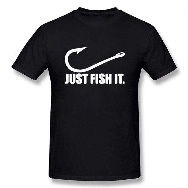 Любовь ловить рыбу мужчин просто ловить рыбу с забавным футболкой с коротким рукавами хип -хоп oneck хлопковые футболки 220616