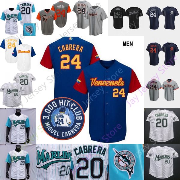 

miguel cabrera jersey women florida white green pinstripe 3000 hit patch nickname black miggy venezuela blue white grey navy orange fans pla, Blue;black