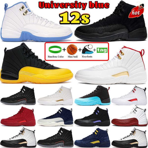 

12 12s basketball shoes mens sneakers twist utility royalty bordeaux university blue wings ovo white obsidian taxi fiba indigo black