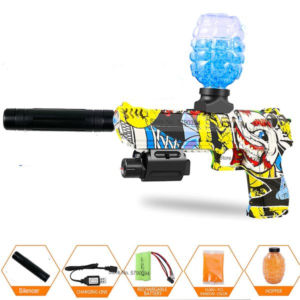 

desert eagle electric toy gun splatter gel blaster water ball beads cs outdoor shooting