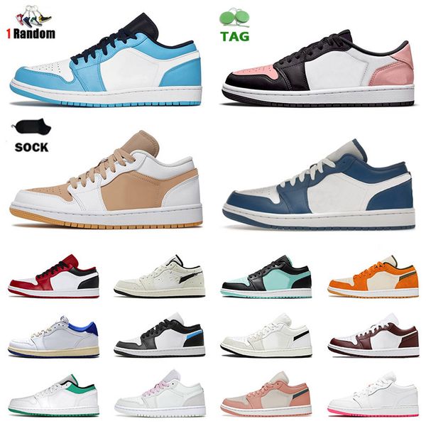 

new 1 1s low reverse mocha unc jumpman og basketball shoes trainers fragment x marina blue stage haze st cactus jack hemp men women jorden1s
