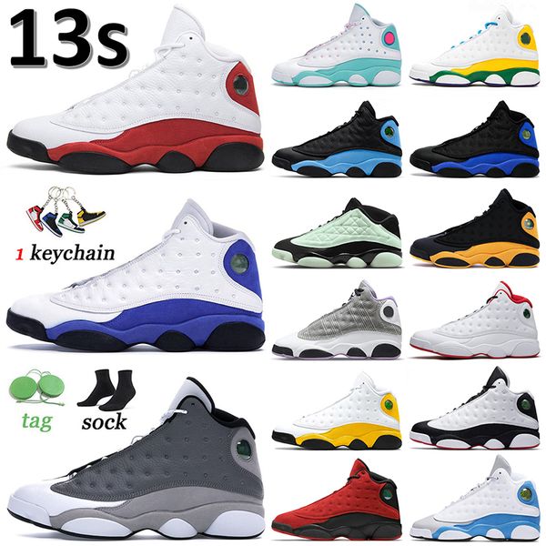 

og 13s high basketball shoes jumpman 13 mens women sneakers chicago hyper royal atmosphere grey soar green playground university blue outdoo