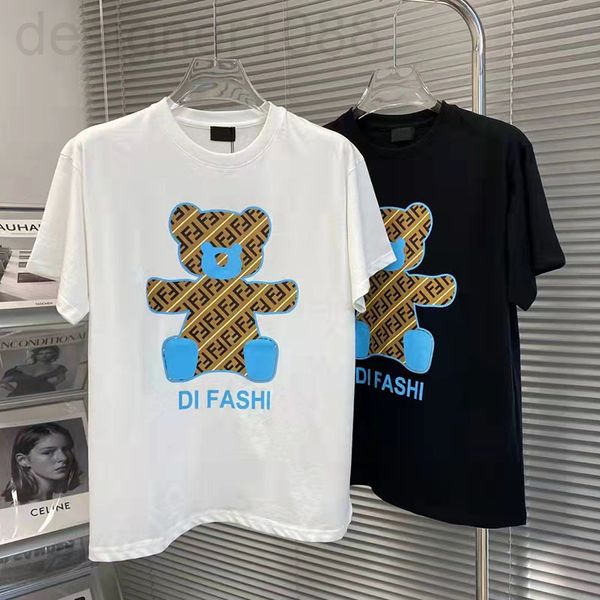 

women's t-shirt designer spring and summer 2022 new lettered bear short sleeve t-shirt 7rn6, White