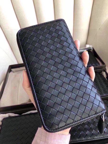

card holders purse bbc wallet gb for men and women leather woven luxury gift for birthday fathers mothers valentines jbl hbo ntv nbc rv tv u, Brown;gray