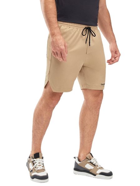 

men letter graphic drawstring waist shorts 712w#, White;black