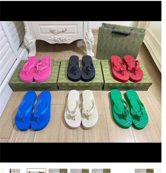 

2022 women v-shaped flip flops slippers sandal fashion rubber platform beach sandals r ladies cool striped slides shoe size 35-42op, Black