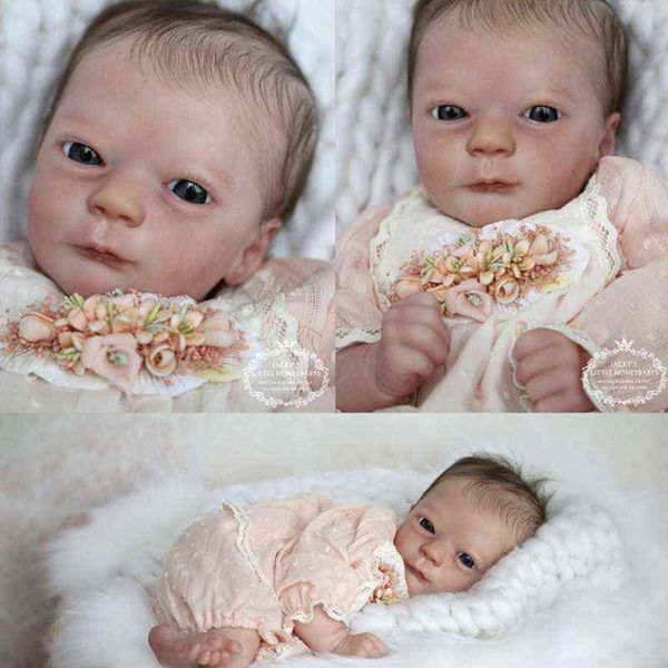 

kit ashley awake reborn baby doll kit vinyl popular soft touch lifelike fresh color reborn baby doll mold 17 inch girls gift aa220325