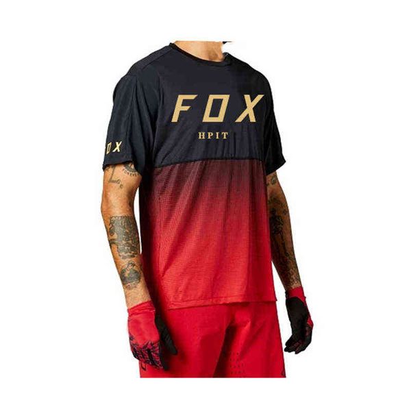 

2022 mountain bike team downhill jersey mtb offroad dh fxr bicycle locomotive shirt cross country hpit fox, White