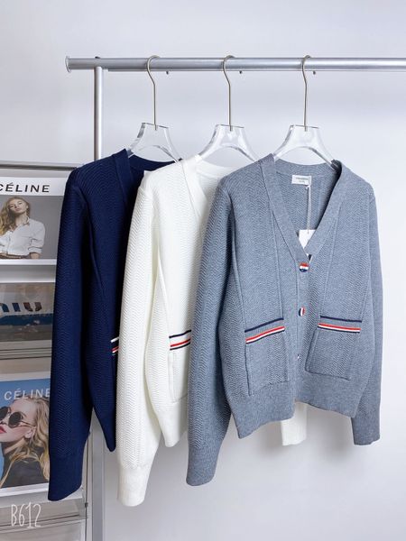 

women's sweaters knitwear fall new loose v-neck classic stripe colorblock breathable long sleeve casual sweater #s-l, White;black