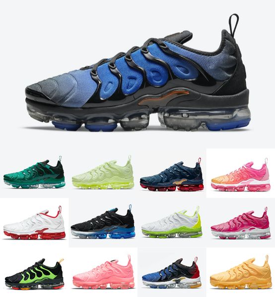 

vapores 2023 tns mens women tn plus running shoes triple white black cherry tropical twist sunset bubblegum bleached aqua chaussures