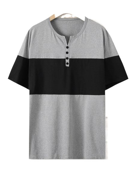 

men color block tee 58fz#, White;black