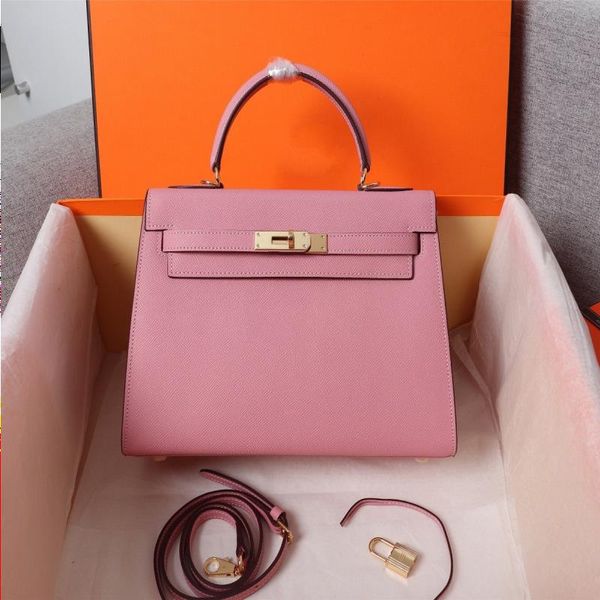 

woman 17 colors bags espom shoulder kellys's purse 5a 22cm 25cm 28cm lady genuine print tote handbag designer palm le coop