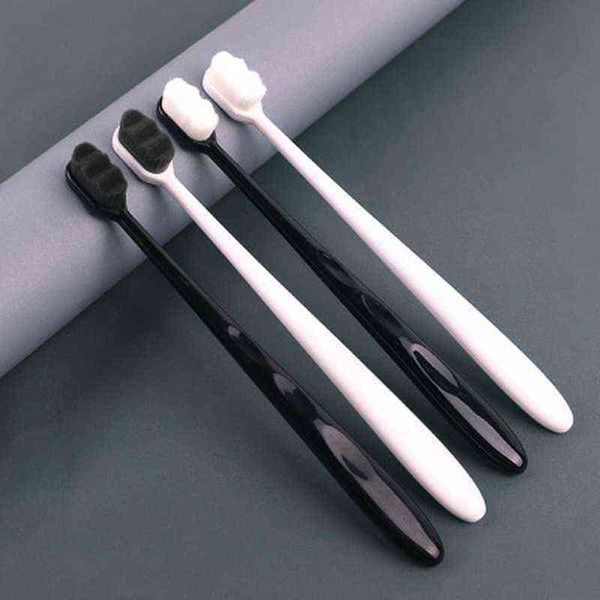 

toothbrush micro nano toothbrush oral care tool cleaning bristles soft and corrugated solid color 1 unit 0312