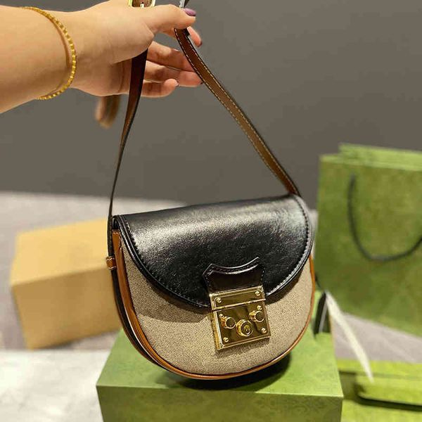 

shoulder bags designer handbag women padlock bag purses fashion crossbody saddle 220801