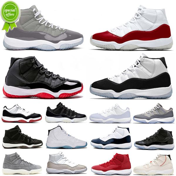 

boots mens 11s jumpman basketball 11 shoes cool grey cap and gown gym red gamma blue spa, Black