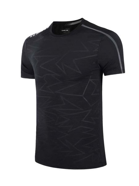 

men graphic print sports tee p6iw#, White;black