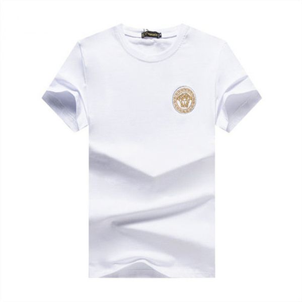 

luxury designer men's t-shirts dress shirt summer men's and women's with monogrammed casual fashion streetwear multiple color, White;black